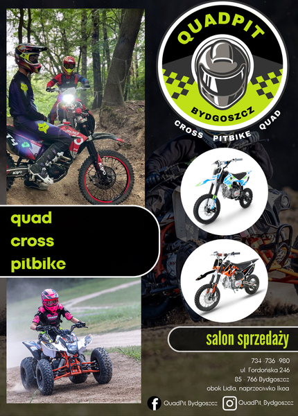 Zdjęcie na okładce dla QuadPit Bydgoszcz (Crossy, Pitbike'i, Quady) - sklep motocyklowy